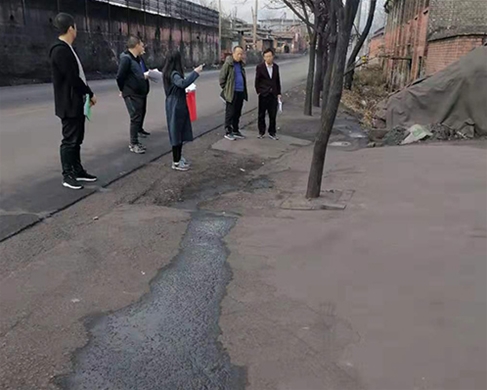 縣委、鎮(zhèn)府領(lǐng)導(dǎo)煤改電驗收工程
